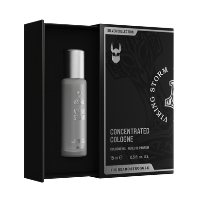 The Beard Struggle Concentrated Cologne Oil Viking Storm 15 ml tuoksutiiviste pakkauksessa