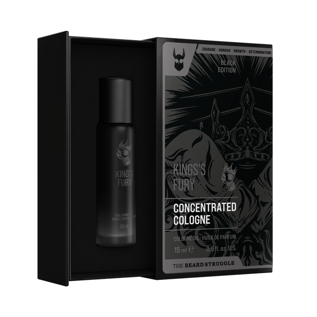 The Beard Struggle Concentrated Cologne Oil 15 ml King's Fury in a box