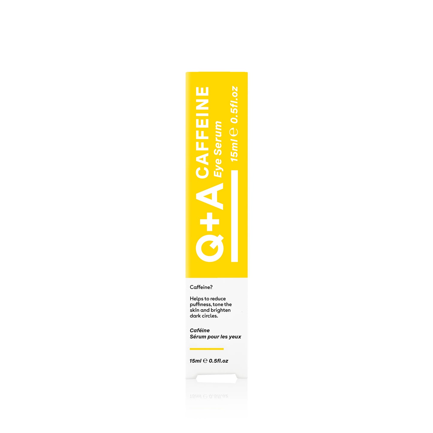 Q+A Caffeine Eye Serum - silmänympärysseerumi front pakkaus