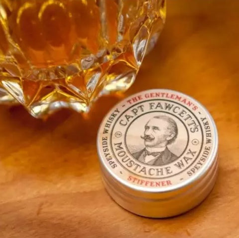 Captain Fawcett Gentleman's Stiffener Speyside Whisky Moustache Wax 15 ml