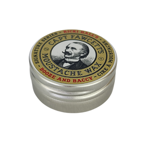 Captain Fawcett Ricki Hall's Booze and Baccy Moustache Wax 15 ml