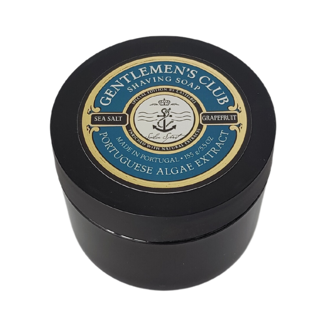 Castelbel Gentlemen's Club Shaving soap sea salt grapefruit portuguese algae extract Parranajosaippua merisuola ja greippi