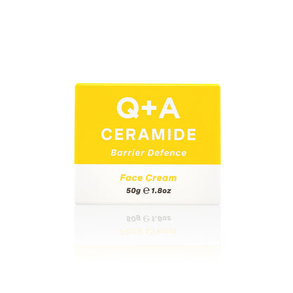 Q+A Ceramide Barrier defence Face Cream - kosteusvoide kuivalle iholle front 50g