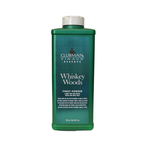 Clubman Pinaud Whiskey Woods Finest Powder -parranajopuuteri 255 g