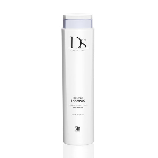 Sim Sensitive DS Blond Shampoo hajusteeton sininen silver hopeashampoo