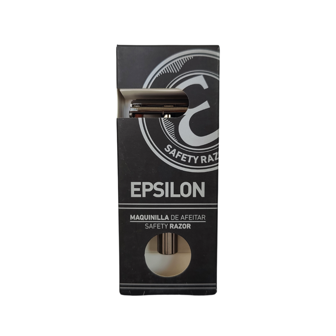 Epsilon Butterfly Gun Metal Razor Partahöylä pakkaus metalli safety razor maquinilla de afeitar