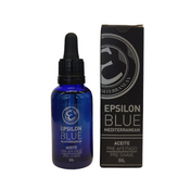 Epsilon Blue Mediterranean Pre Shave Oil öljy pipettipullossa