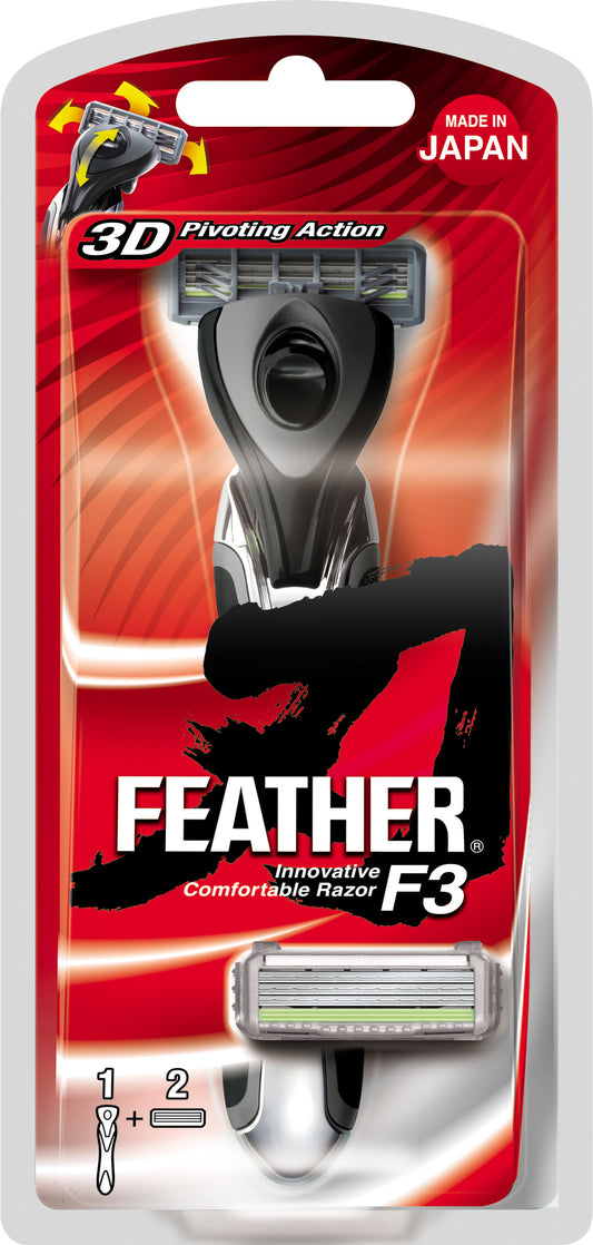 Feather F3 1000SE moniteräinen partahöylä paketissa