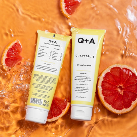 Q+A Grapefruit Cleansing Balm -puhdistusbalmi 125 ml