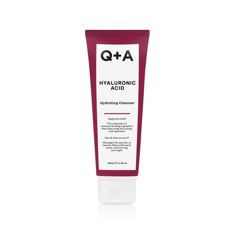 Q+A Hyaluronic Acid Hydrating Cleanser - kosteuttava kasvojenpuhdistusaine 125 ml