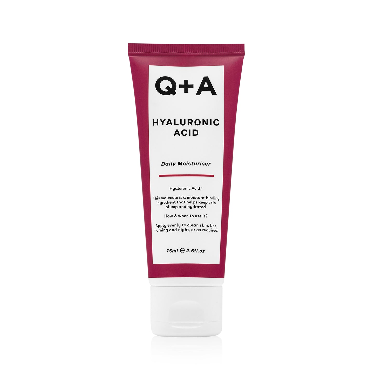 Q+A Hyaluronic Acid Daily Moisturiser -kosteusvoide 75ml hyaluronihappo