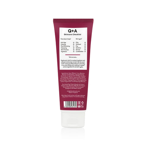 Q+A Hyaluronic Acid Hydrating Cleanser - kosteuttava kasvojenpuhdistusaine 125 ml