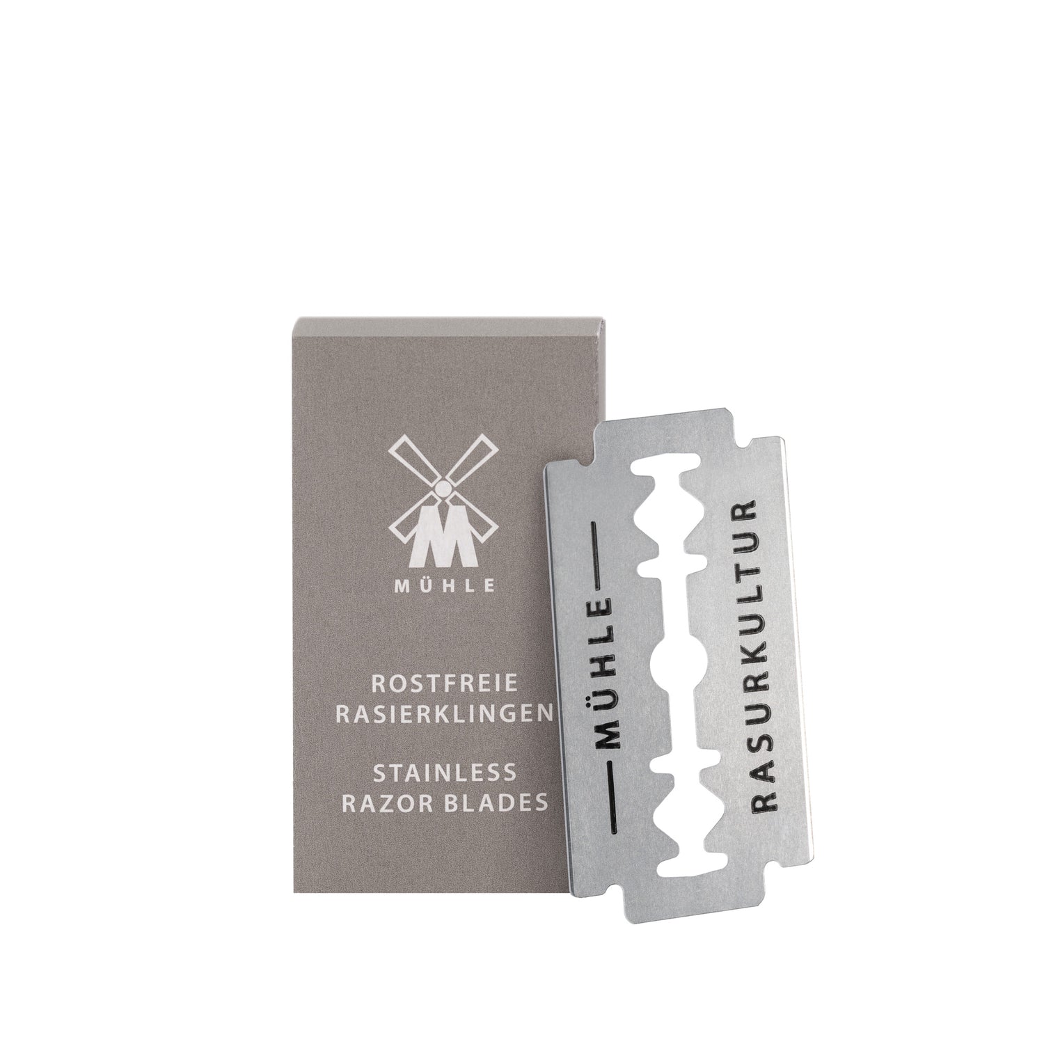 Mühle DE Blade Stainless Razor Blades partaterä 10 kpl paketissa