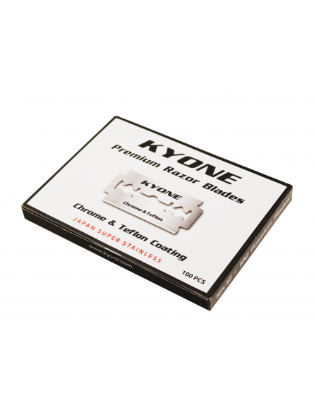 Kyone 100 Double Blade Razor Blades DE partaterät 100 kpl