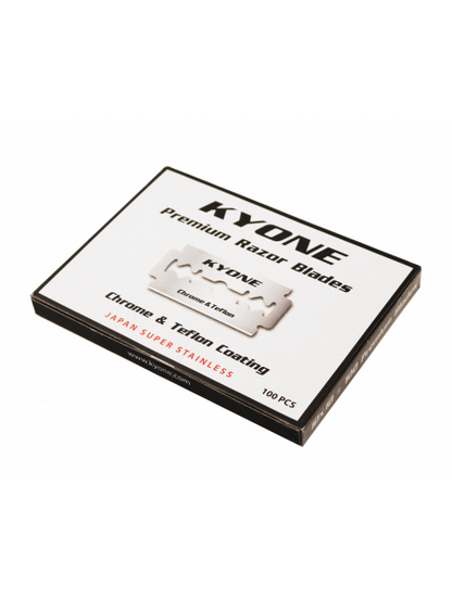 Kyone 100 Double Blade Razor Blades DE partaterät 100 kpl