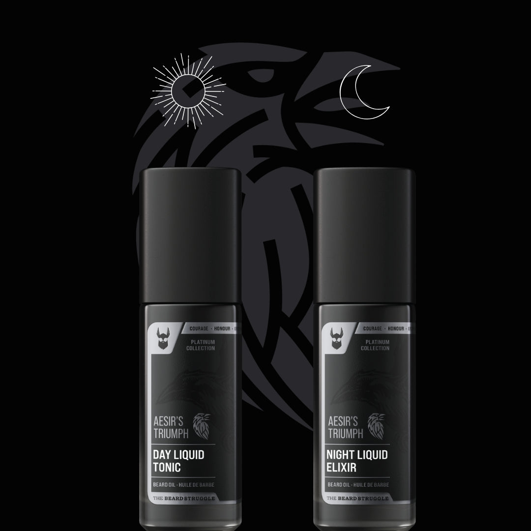 Beard Struggle Aesir's Triumph Night & Day -partaöljy (sis. 2 tuotetta)
