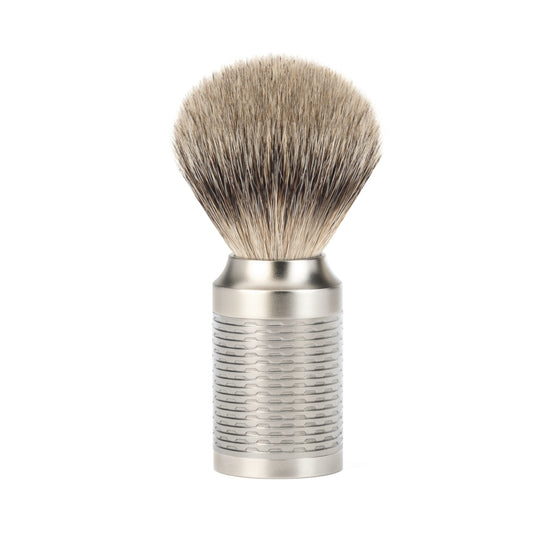 Mühle Rocca Shaving Brush, matt silver