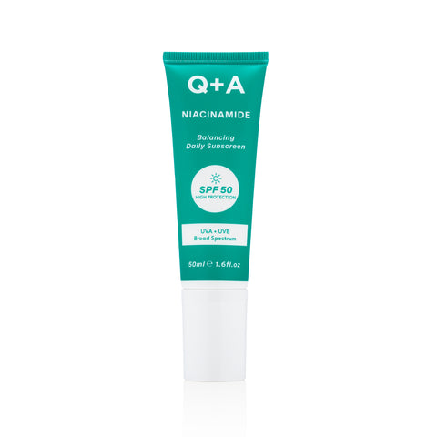 Q+A Niacinamide Balancing Daily Sunscreen SPF50 - tasapainottava aurinkovoide 50 ml