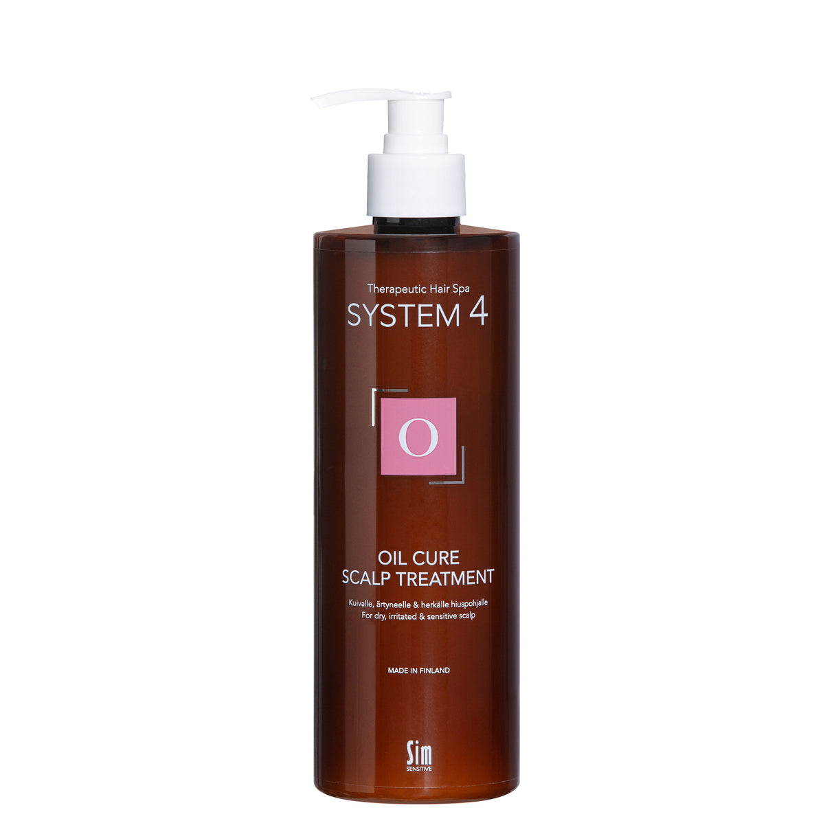 Sim Sensitive System 4 Oil Cure Scalp Treatment tehohoito Kuivalle, ärtyneelle ja herkälle hiuspohjalle