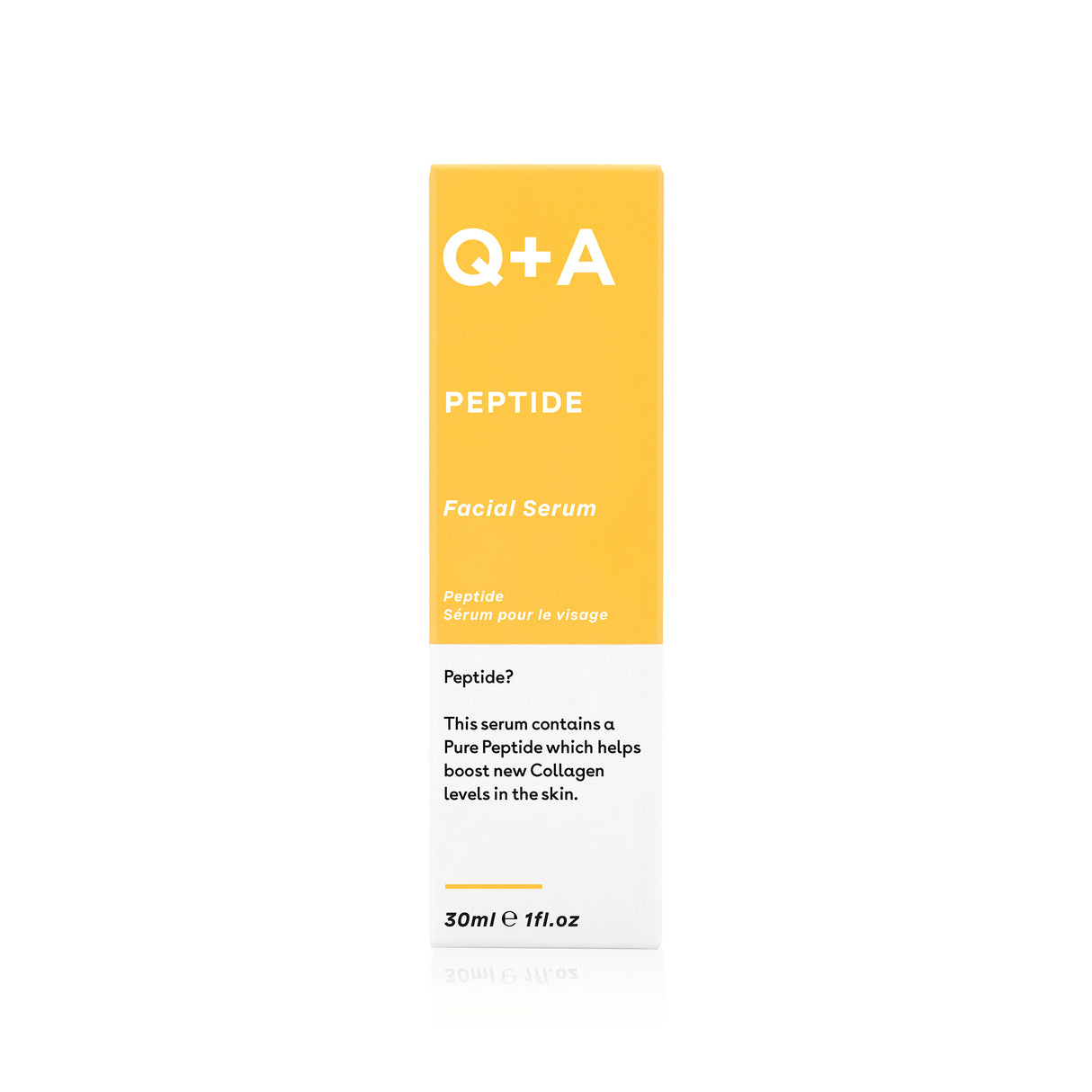 Q+A Peptide Facial Serum -anti-age-seerumi peptidi seerumi front pakkaus