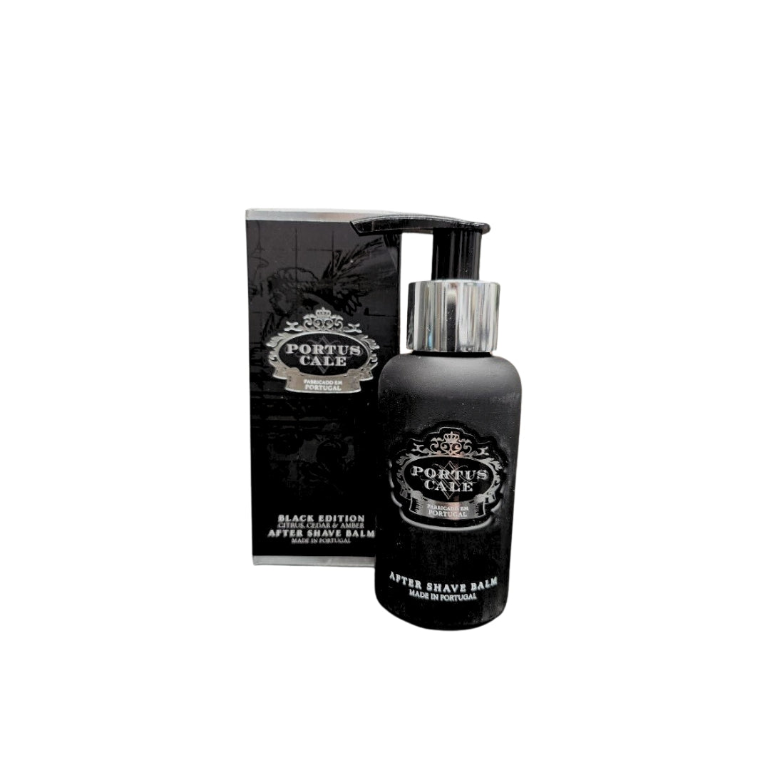 Portus Cale Black Edition After Shave Balm After Shave Balm ylellinen aftershavebalsami luxus musta pumppupullo