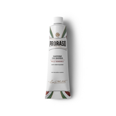 Proraso White Shaving Soap in a Tube Sensitive Oat & Green Tea -parranajovoide 150 ml