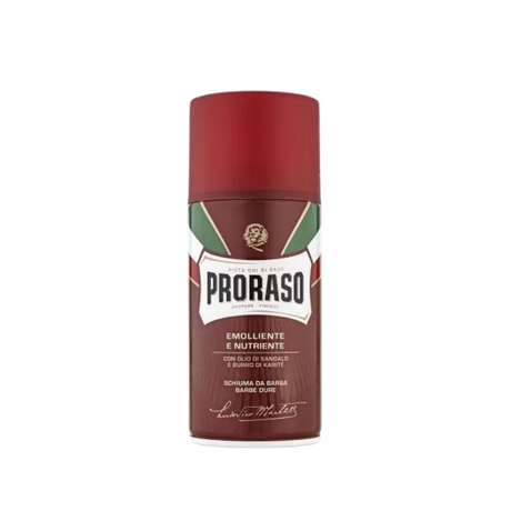 Proraso Red Shaving Foam Sandalwood & Shea 300 ml -partavaahto punainen
