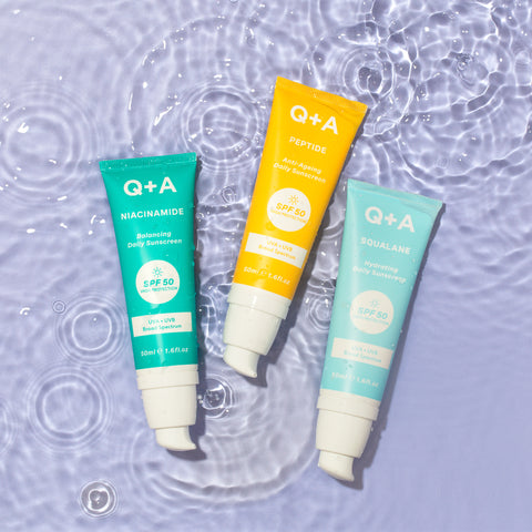 Q+A Squalane Hydrating Daily Sunscreen SPF50 - kosteuttava aurinkovoide 50 ml