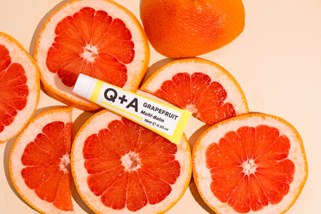 Q+A Grapefruit Multi Balm yleisvoide tuubissa Fresh Grapefruits greippi balmi 15ml monikäyttöinen