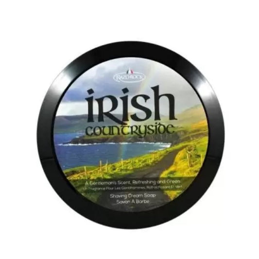 RazoRock Irish Countryside Shaving Cream Soap -parranajosaippua 150 ml