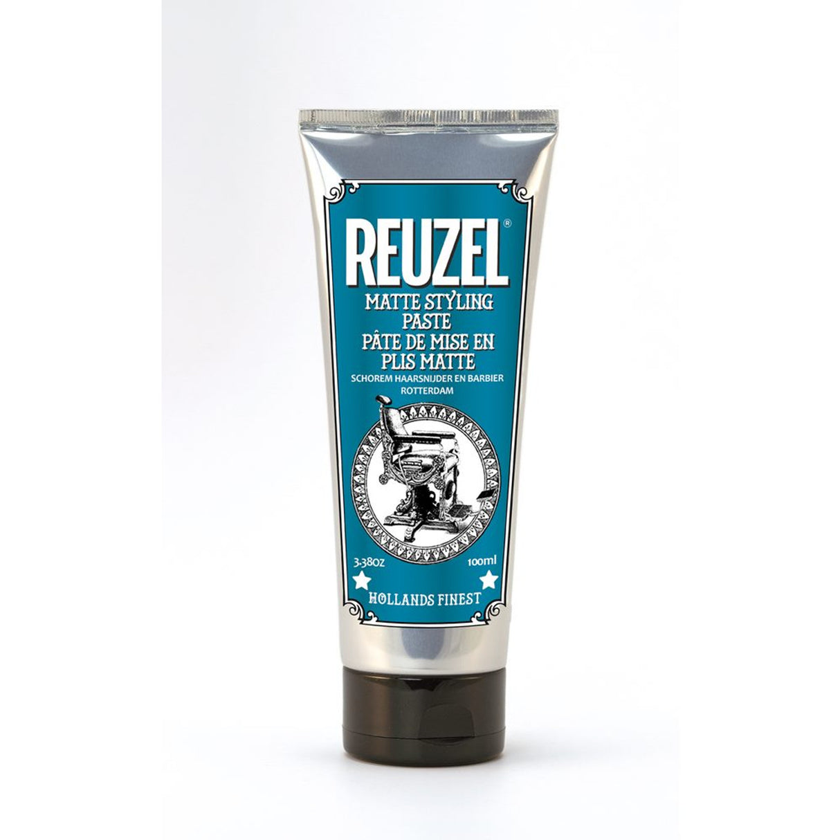 Reuzel Matte Styling Paste - mattainen muotoiluvoide 100 ml Hollands Finest hiusvaha tuubissa