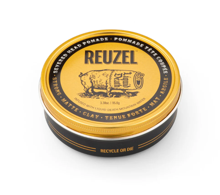 Reuzel pomade matta vahva 95.8g keltaisessa purkissa