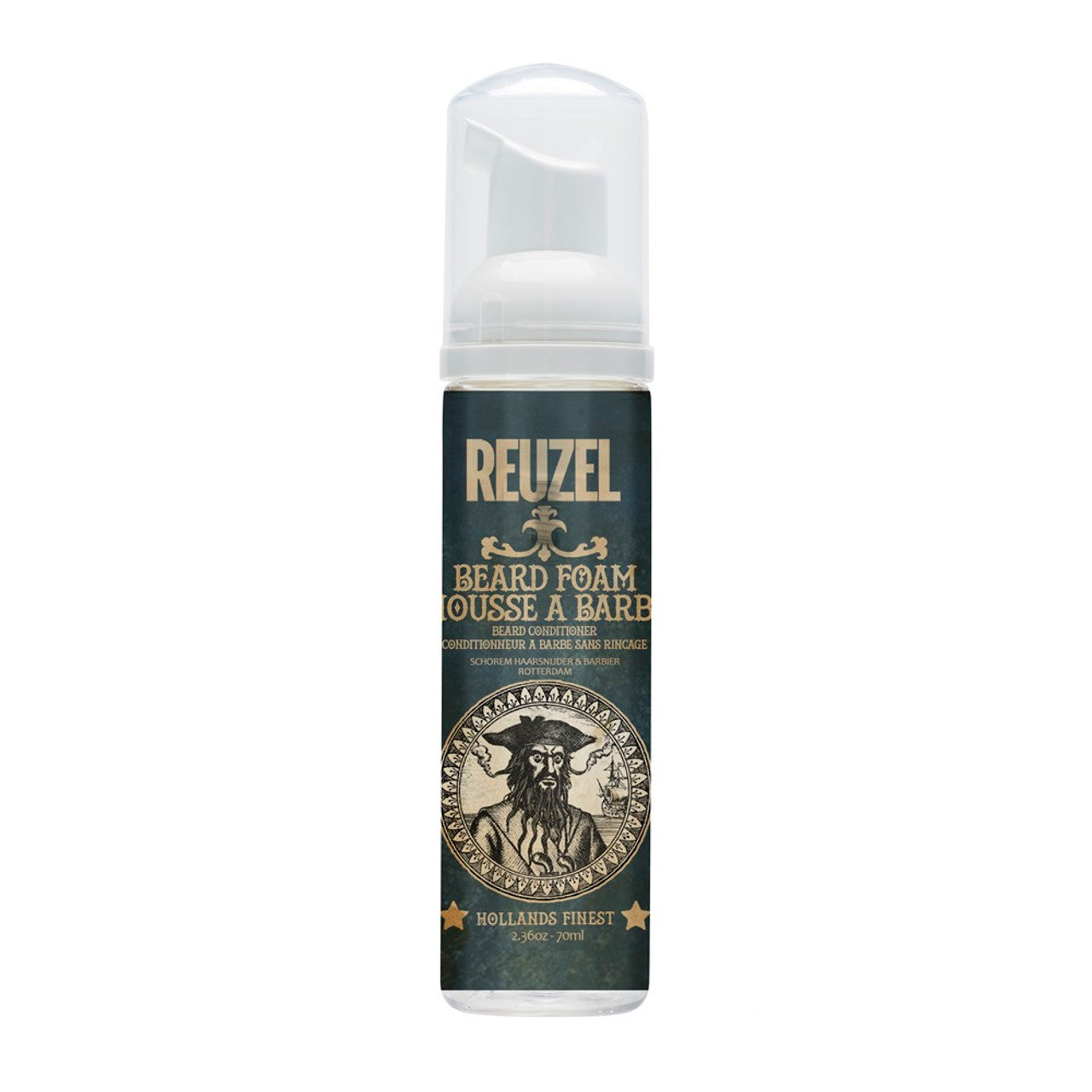 Reuzel The Original Scent Beard Foam Conditioner 70 ml parranhoito vaahto aerosoliton pumppu muovipullossa Hollands Finest