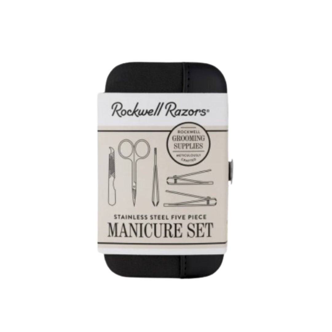 Rockwell Manicure Set Grooming Supplies sis. kynsileikkurit, sakset, pinsetit miehelle