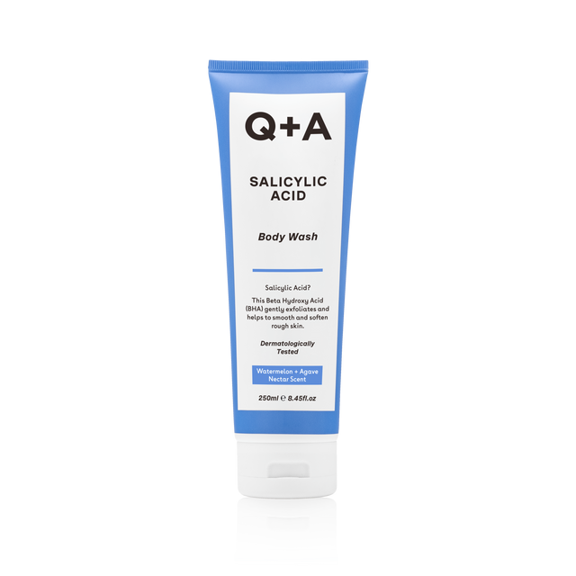 Q+A Salicylic Acid Body Wash suihkusaippua epäpuhtauksille vartalon iholla 250ml