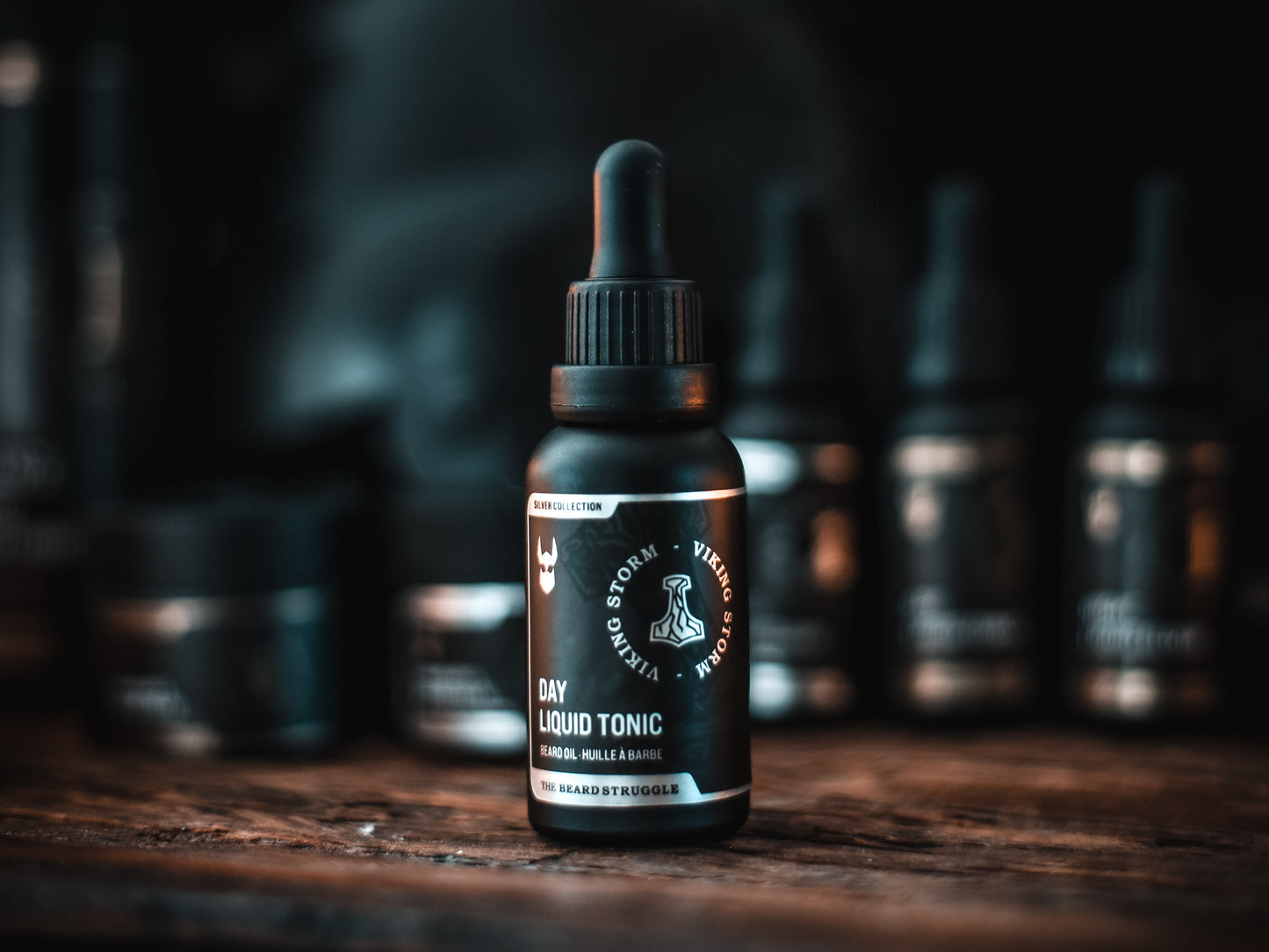 The beard struggle silver collection day liquid tonic viking storm partaöljy 30ml