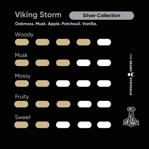 Beard Struggle Viking Storm Night & Day -partaöljy (sis. 2 tuotetta)