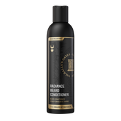 Beard Struggle Radiance Beard Conditioner Valhalla's Gates -partahoitoaine 240 ml musta pullo kultaisilla ja valkoisilla teksteillä