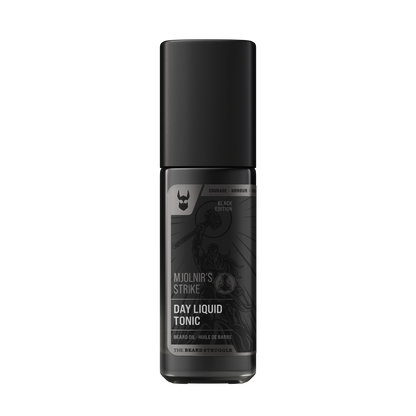 The Beard Struggle Day Liquid Tonic Beard Oil Mjolnirs Strike 30 ml Black Edition partaöljy