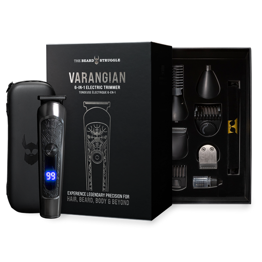 The Beard Struggle Varangian 6-in-1 Trimmer Complete Box