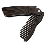 The Beard Struggle Folding Comb Wooden taitettava partakampa puinen