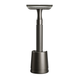 The Beard Struggle Seax Double Edge Razor with Stand Partahöylä telineellä