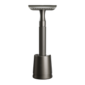 The Beard Struggle Seax Double Edge Razor with Stand Partahöylä telineellä