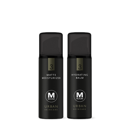 M Room Urban Skincare Moisturizer Bundle Matte moisturizer and Hydrating balm