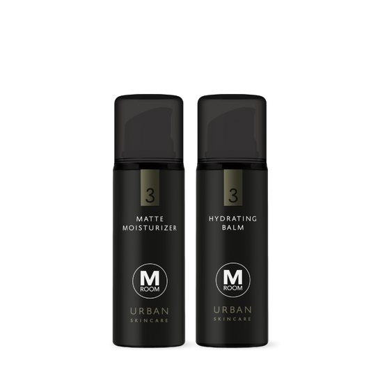 M Room Urban Skincare Moisturizer Bundle Matte moisturizer and Hydrating balm