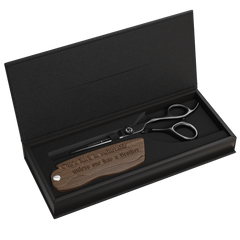 Beard Struggle The Viking Black Steel Trimming Kit - sakset ja kampa parranhoitoon