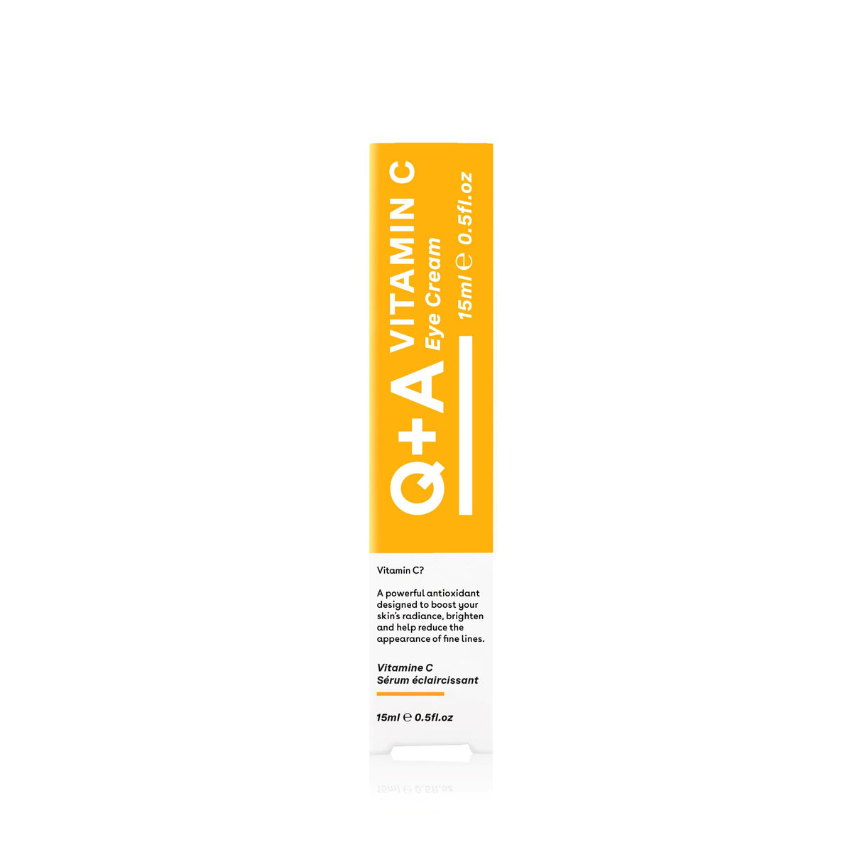 Q+A Vitamin C Eye Cream - kirkastava silmänympärysvoide C-vitamiinivoide pakkaus front