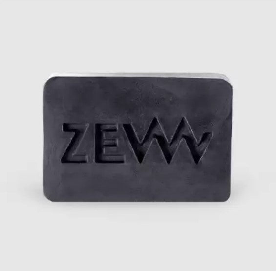 Zew for men body and face soap with charcoal