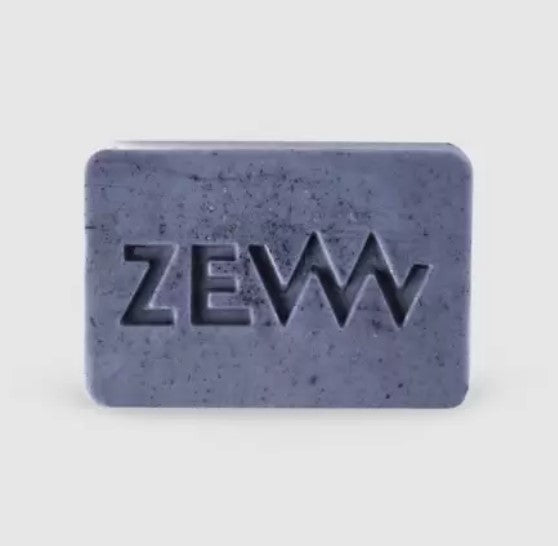 Zew for men shaving soap with charcoal parranajosaippua