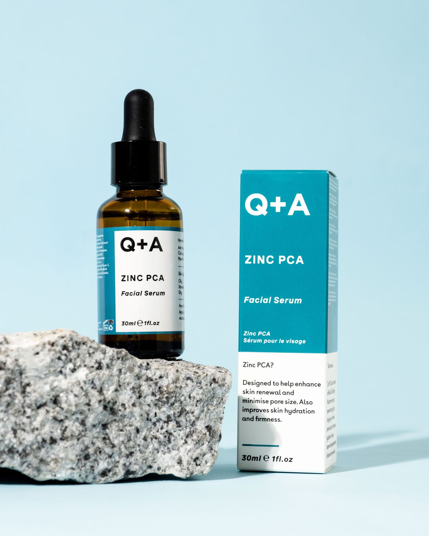 Q+A Zinc PCA Facial Serum - seerumi rasvoittuvalle iholle sinkkiseerumi 30ml